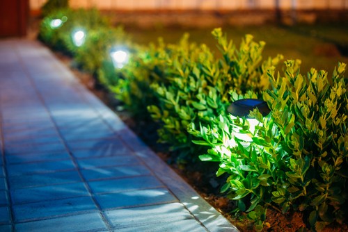 garden lighting electrician in lancashire